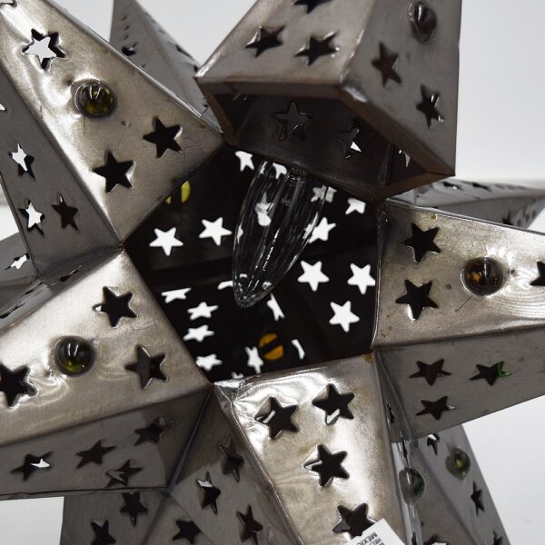 Hometown Evolution Star Cut 18" Tin Star Light with Marbles