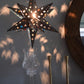 Hometown Evolution Star Cut with Marbles 12" Tin Star Light with Marbles