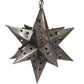 Hometown Evolution Star Cut with Marbles 12" Tin Star Light with Marbles