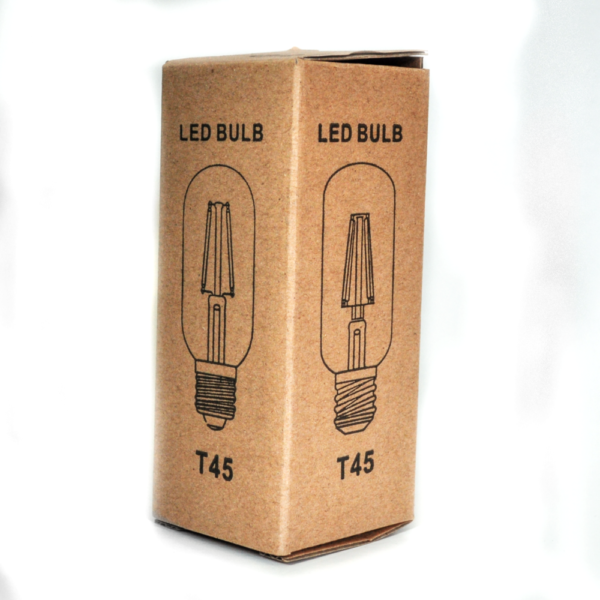 Hometown Evolution T45 LED Spiral Filament 3 Watts Light Bulb