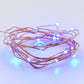 Hometown Evolution Waterproof 6 Foot Blue Battery Operated LED Fairy Light with 20 Micro LED Lights on Copper Wire