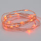 Hometown Evolution Waterproof 6 Foot Orange Battery Operated LED Fairy Light with 20 Micro LED Lights on Copper Wire