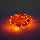 Hometown Evolution Waterproof 6 Foot Orange Battery Operated LED Fairy Light with 20 Micro LED Lights on Copper Wire