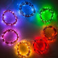 Hometown Evolution Waterproof 6 Foot Red Battery Operated LED Fairy Light with 20 Micro LED Lights on Copper Wire