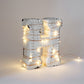 Hometown Evolution Waterproof 6 Foot Warm White Battery Operated LED Fairy Light with 20 Micro LED Lights on Copper Wire