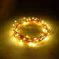 Hometown Evolution Waterproof 6 Foot Yellow Battery Operated LED Fairy Light with 20 Micro LED Lights on Copper Wire