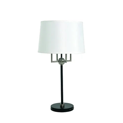 House of Troy A750-Black/Satin Nickel Alpine table