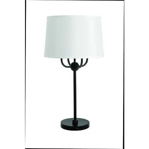 House of Troy A751-Black/Supreme Silver Alpine Table