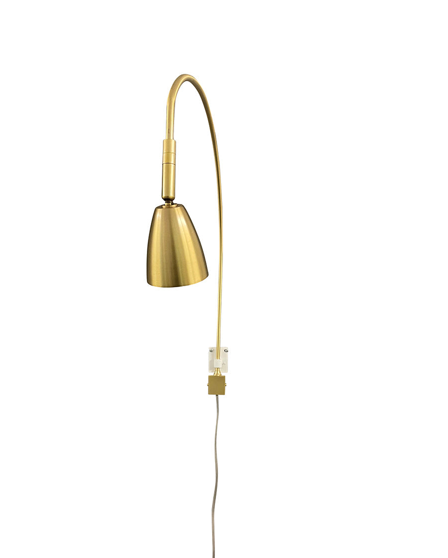House of Troy Advent Arch LED 3" Natural Brass Picture Light