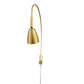 House of Troy Advent Arch LED 3" Natural Brass Picture Light