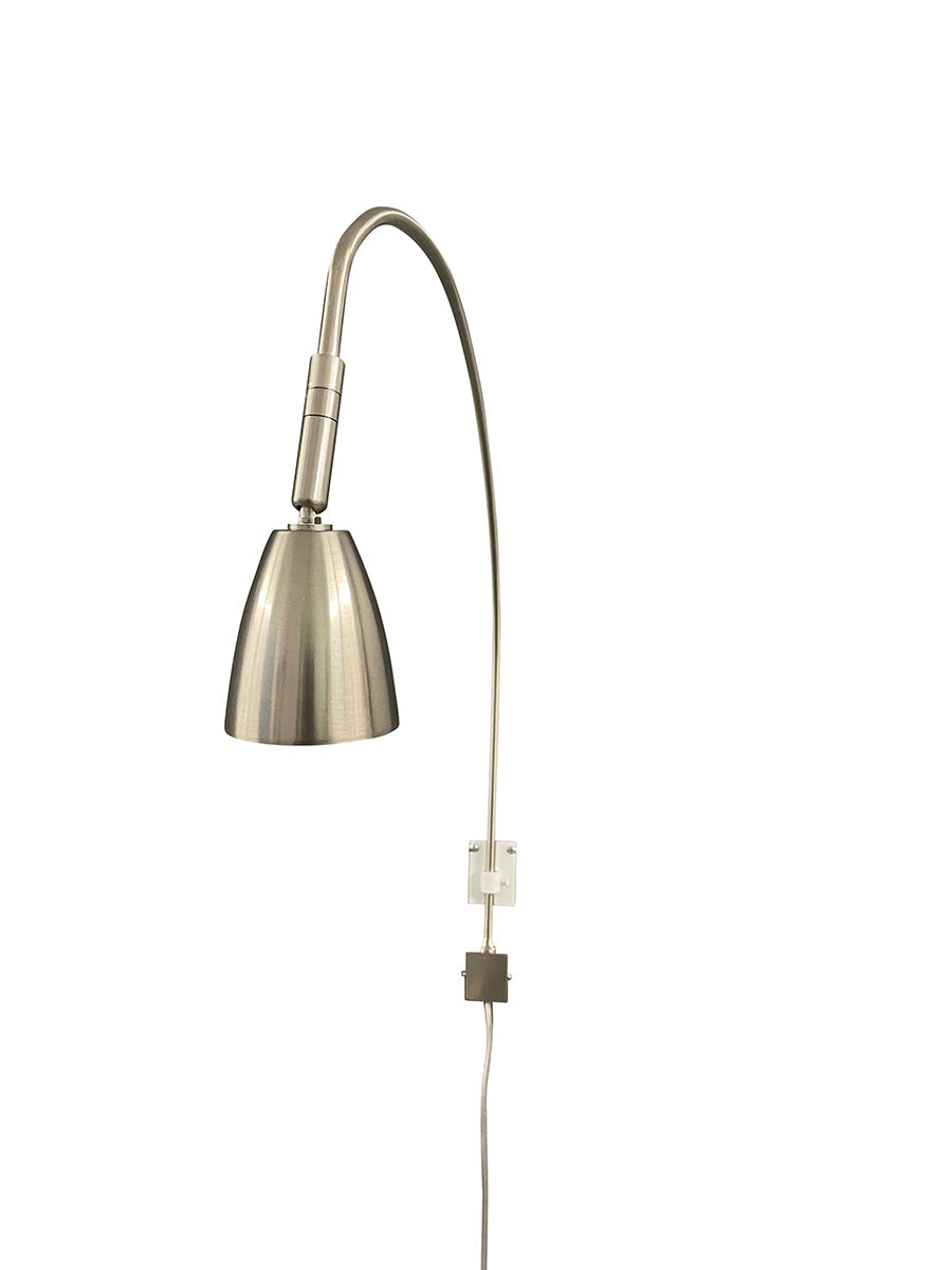 House of Troy Advent Arch LED 3" Satin Nickel Picture Light