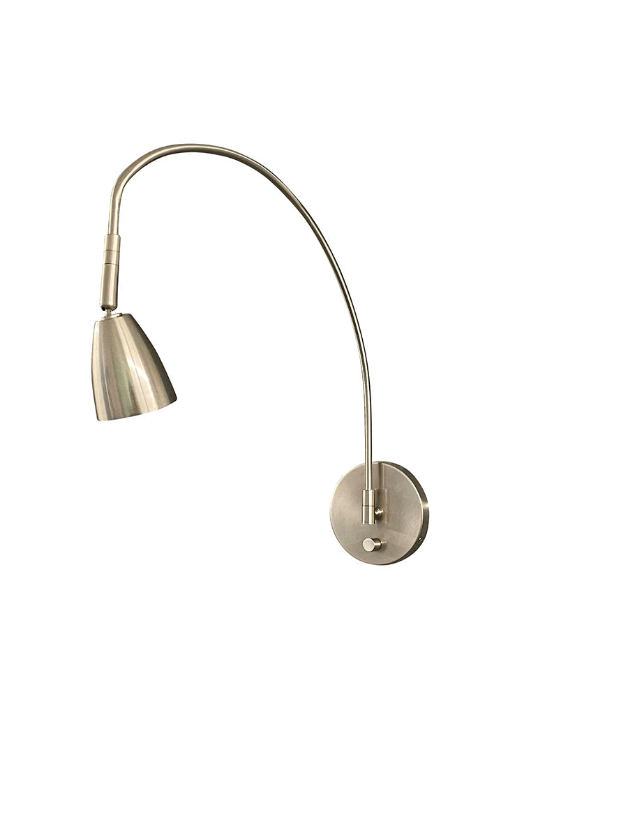 House of Troy Advent Arch LED 5" Satin Nickel Library Light