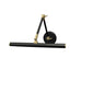 House of Troy Amelia 14" Black and Polished Brass Picture Light