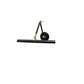 House of Troy Amelia 14" Mahogany Bronze and Antique Brass Picture Light