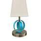 House of Troy Bryson Mini 6" Azure Table Lamp