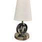 House of Troy Bryson Mini 6" supreme silver/satin nickel Table Lamp