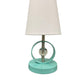 House of Troy Bryson Mini 7" Satin Nickel and Mint Table Lamp