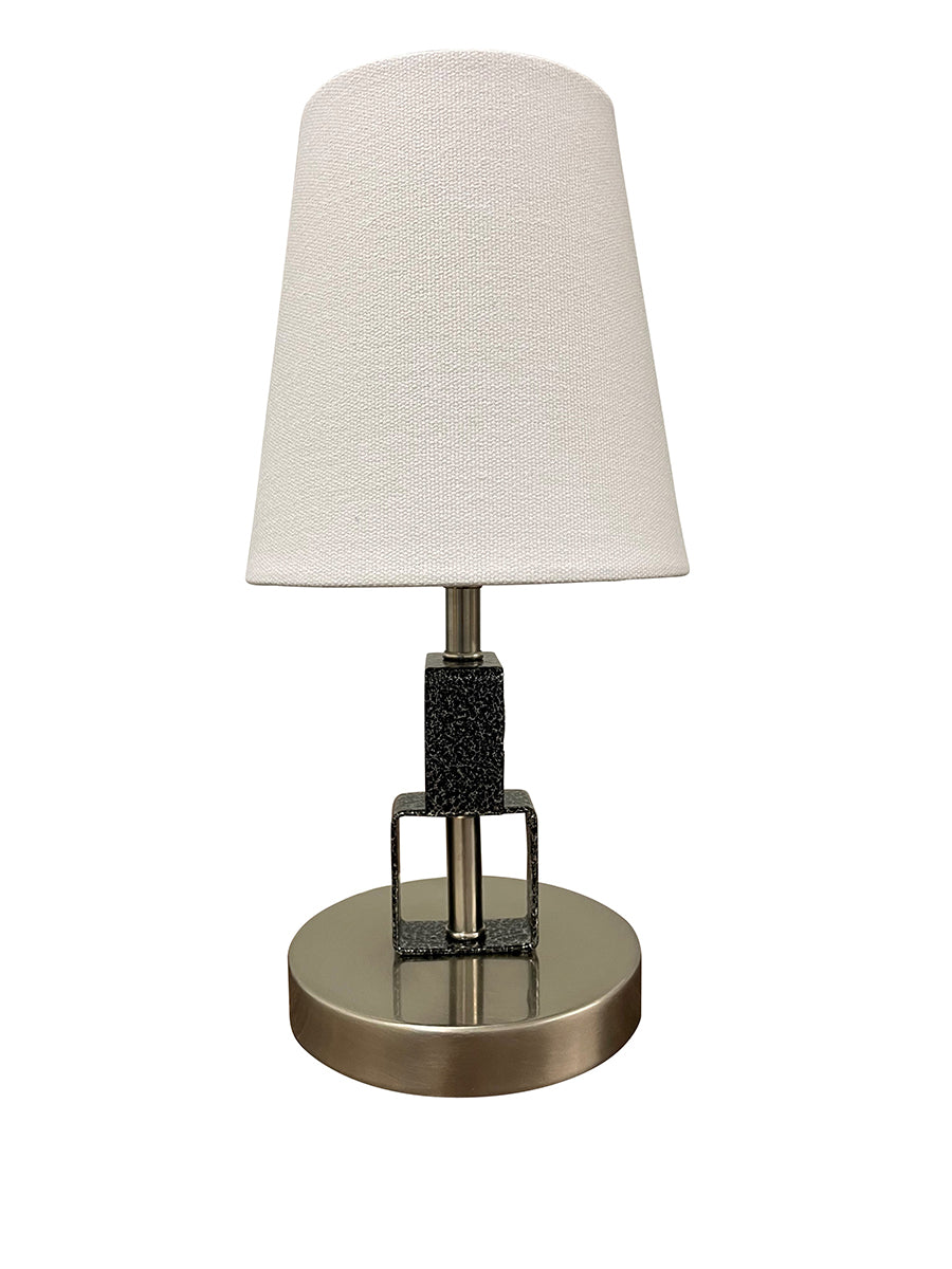 House of Troy Bryson Mini 7" Supreme Silver Table Lamp