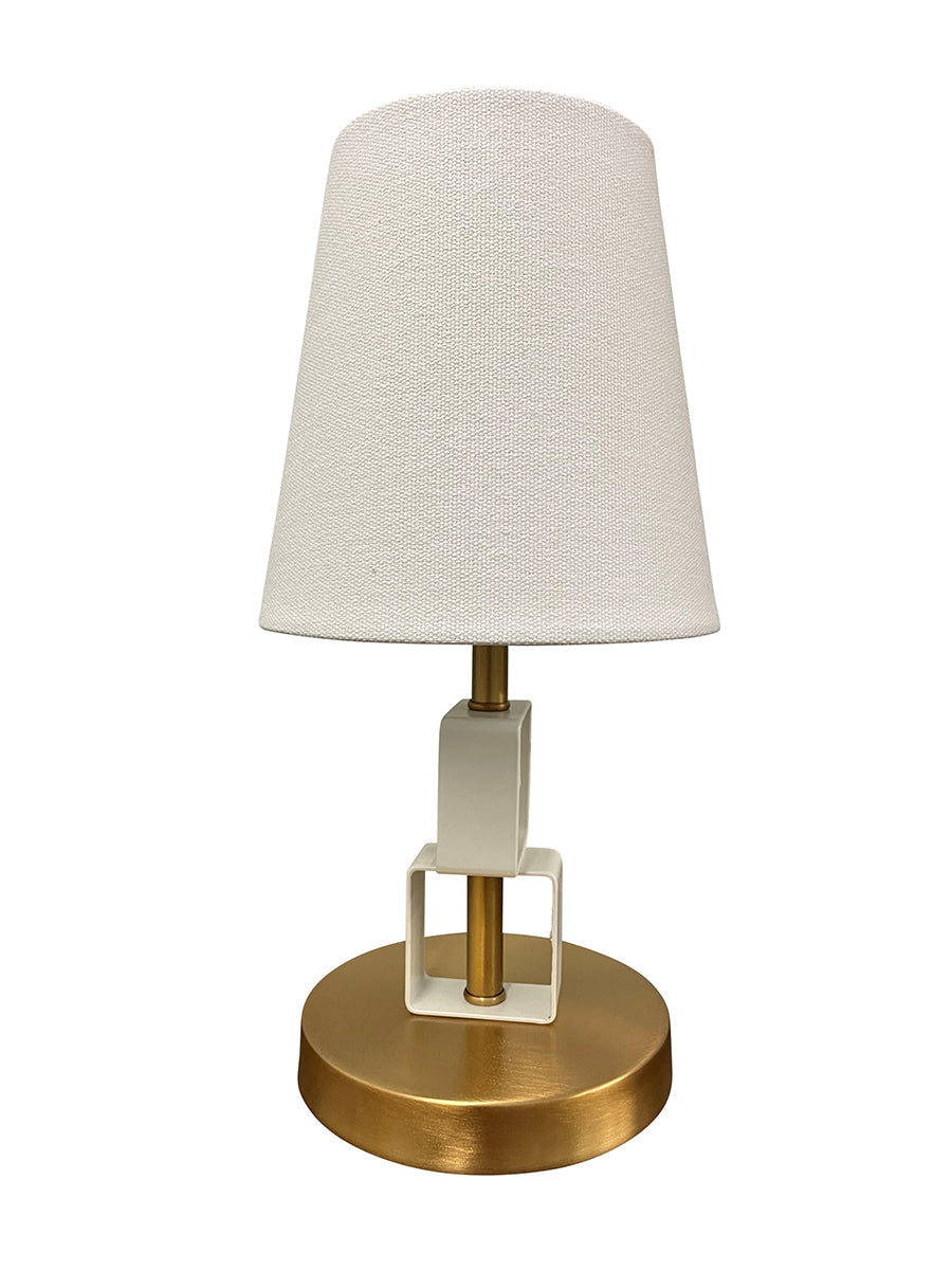 House of Troy Bryson Mini 7" White Table lamp