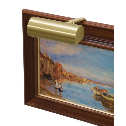 House of Troy Classic Contemporary 5" Satin Brass Picture Light
