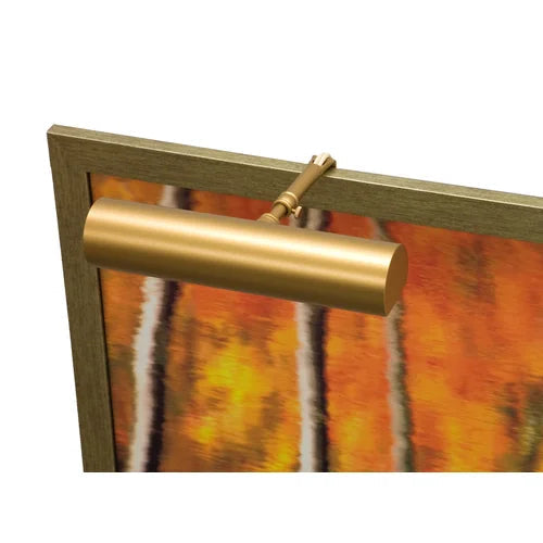 House of Troy Classic Contemporary 9" Gold Smooth Picture Light