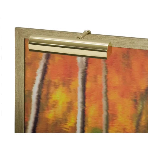 House of Troy Classic Contemporary 9" Polished Brass Picture Light
