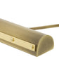 House of Troy Classic Traditional 36" Antique Brass with Polished Brass Accents Picture Light with Rivet Motif (Ball and Strap)