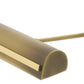 House of Troy Classic Traditional 36" Antique Brass with Polished Brass Accents Picture Light with Strap Motif