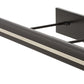 House of Troy Classic Traditional 36" Black with Polished Nickel Accents Picture Light with Strap Motif