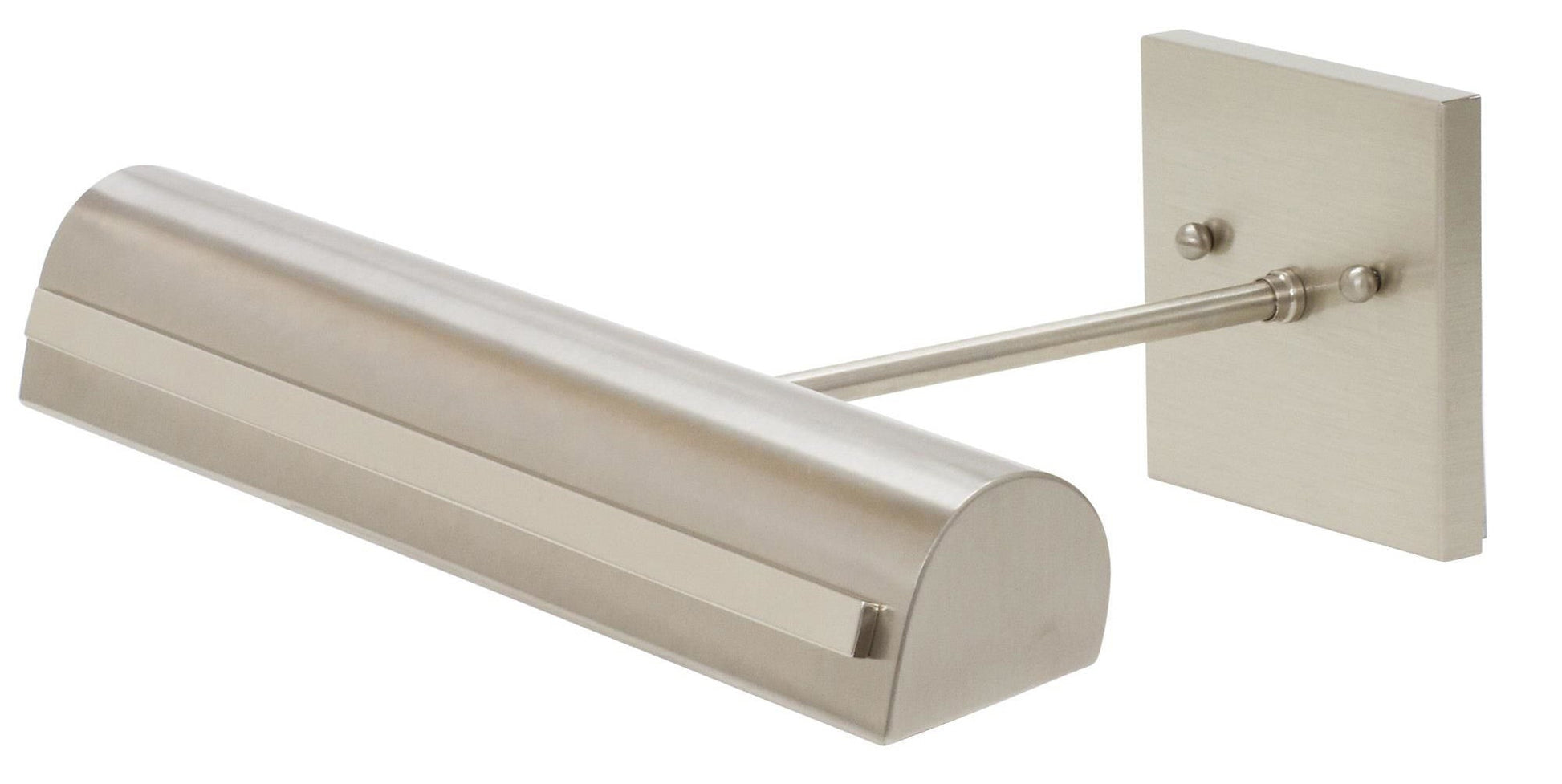 House of Troy Classic Traditional 36" Satin Nickel with Polished Nickel Accents Picture Light with Strap Motif