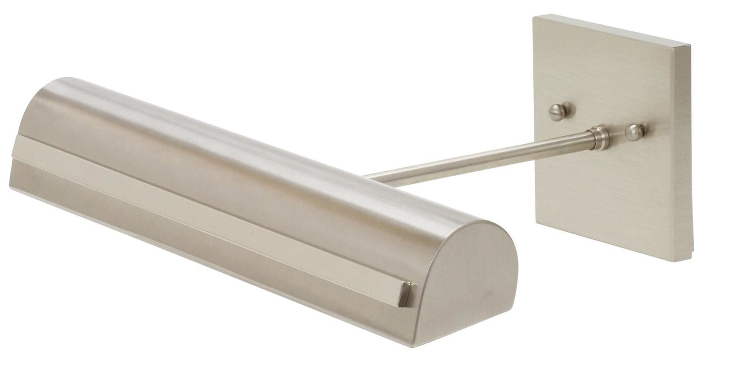 House of Troy Classic Traditional 36" Satin Nickel with Polished Nickel Accents Picture Light with Strap Motif