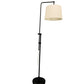 House of Troy Crown Point 18" Black Floor Lamp