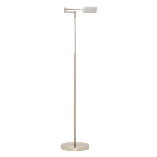 House of Troy Delta LED Task Satin Nickel Floor Lamp