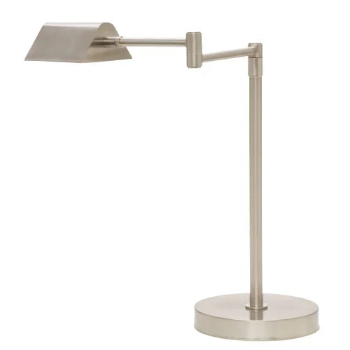 House of Troy Delta LED Task Satin Nickel Table Lamp