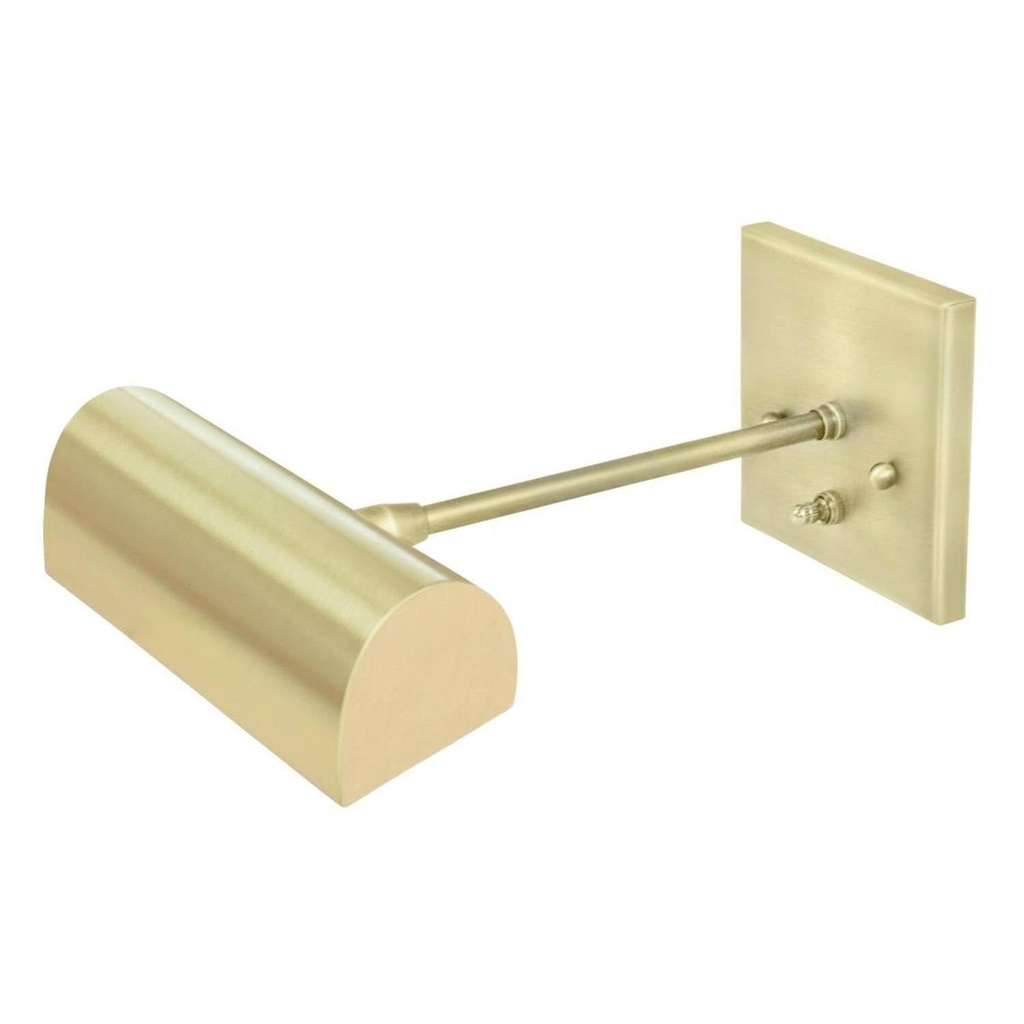 House of Troy Direct Wire Classic Traditional 8" Satin Brass Picture Light
