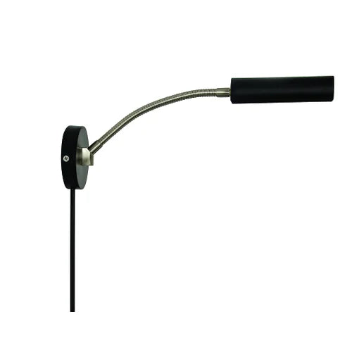 House of Troy Fusion Black/Satin Brass Wall Swing Lamp