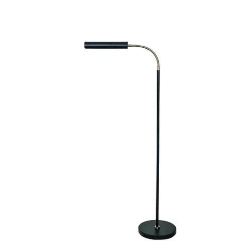 House of Troy Fusion Black/Satin Nickel Floor Lamp