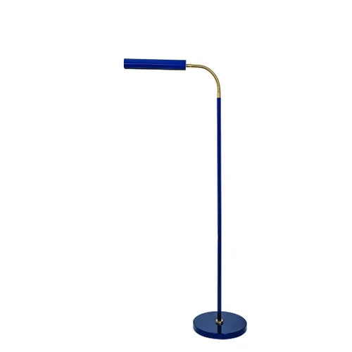 House of Troy Fusion Navy Blue/Satin Brass Floor Lamp