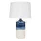 House of Troy GS110 Scatchard 16 Decorated White Matte Table Lamp