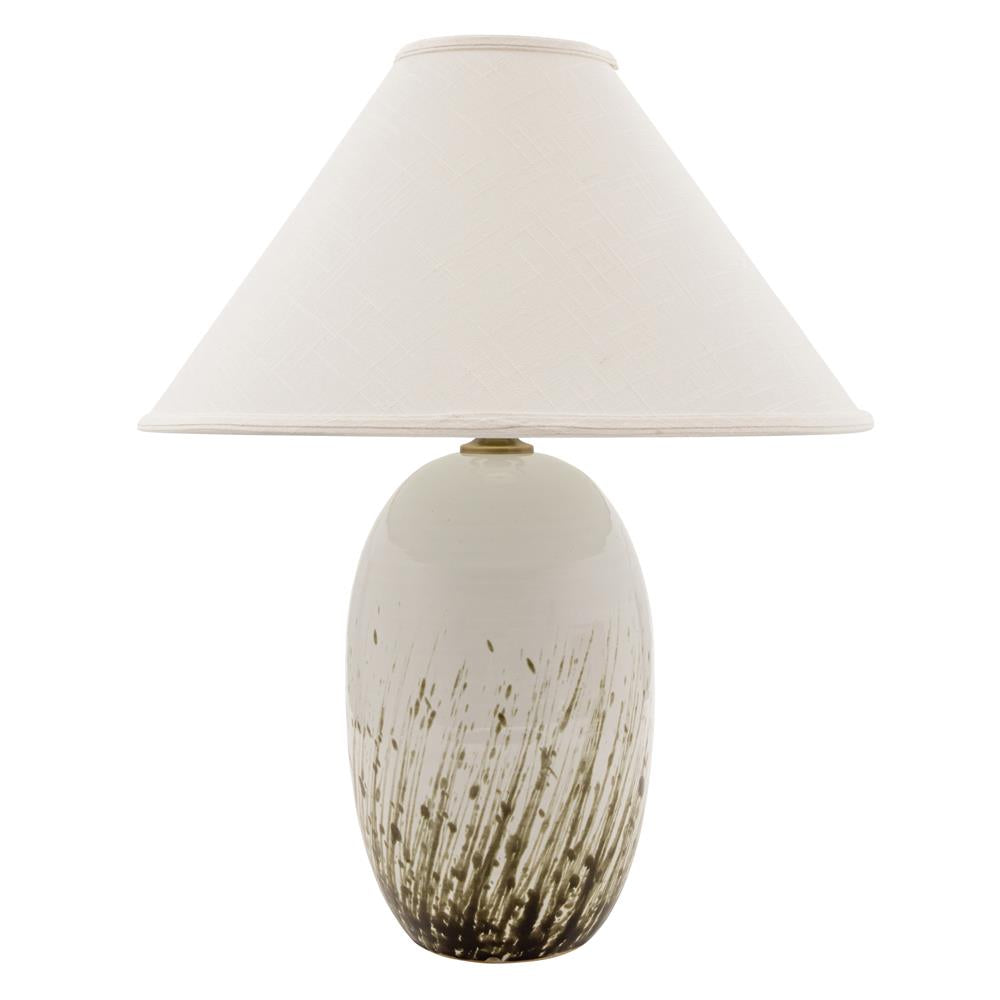 House of Troy GS150 Scatchard 22" Decorated Red Table Lamp