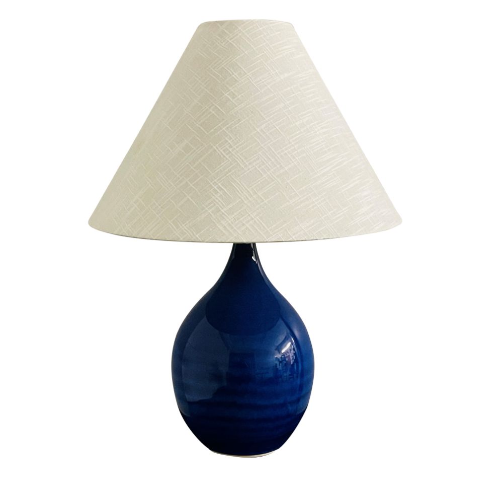 House of Troy GS300 Scatchard 17" imperial blue Table Lamp