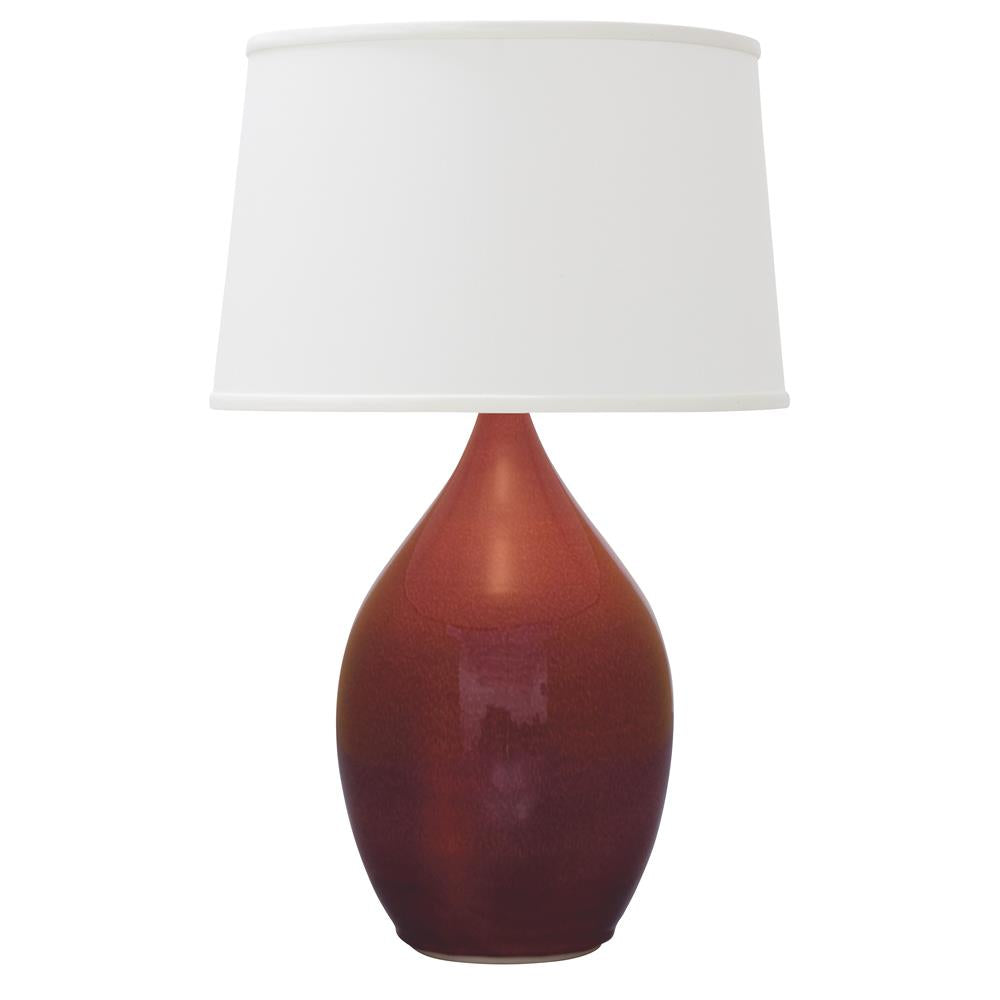 House of Troy GS402 Scatchard 16" Iron Red Table Lamp