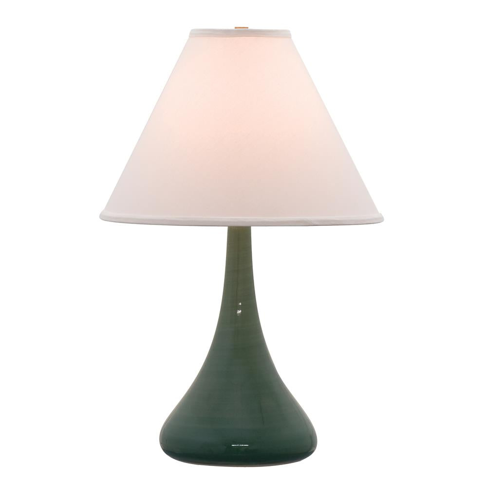 House of Troy GS800 Scatchard 15" Decorated Red Table Lamp
