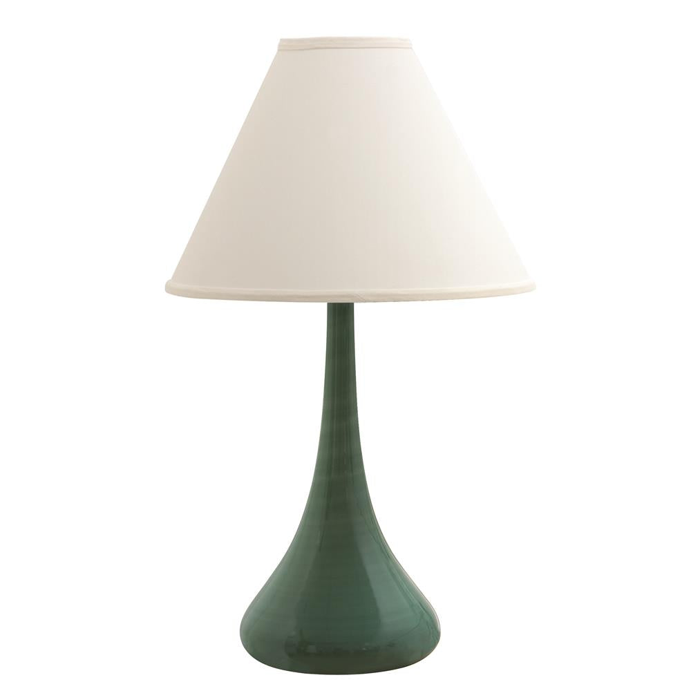 House of Troy GS801 Scatchard 17" Gray Gloss Table Lamp