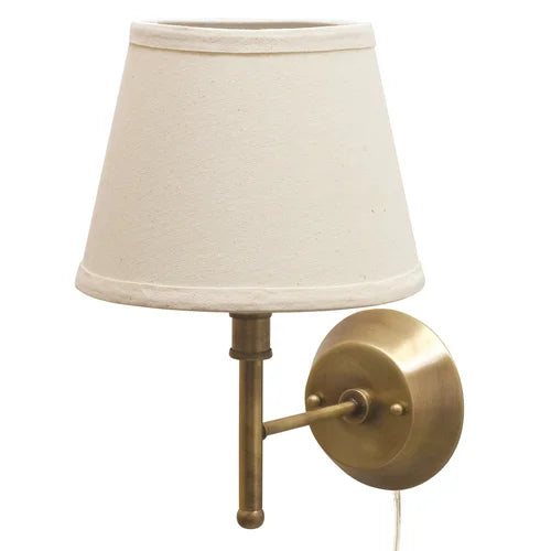 House of Troy Greensboro 9" Antique Brass Pin-up Wall Lamp
