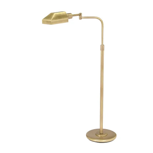 House of Troy Home Office Adjustable Pharmacy Antique Brass Floor Lamp-PH100-71-J