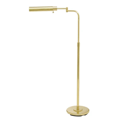 House of Troy Home Office Adjustable Pharmacy Polished Brass Floor Lamp-PH100-61-F