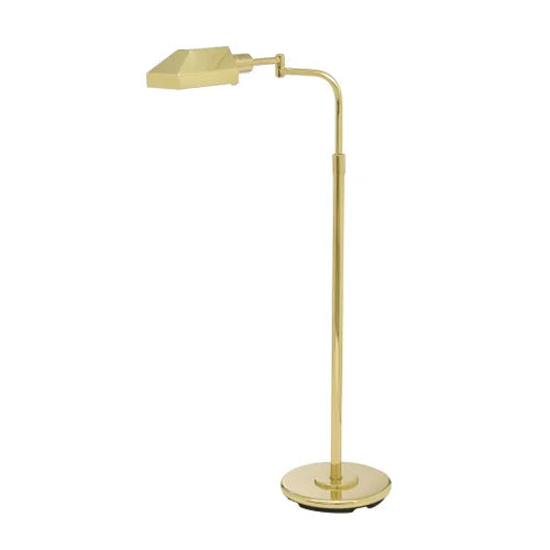 House of Troy Home Office Adjustable Pharmacy Polished Brass Floor Lamp-PH100-61-J