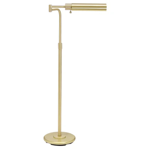 House of Troy Home Office Adjustable Pharmacy Satin Brass Floor Lamp-PH100-51-F