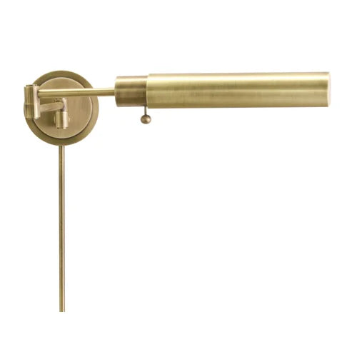 House of Troy Home Office Pharmacy Swing Arm Antique Brass Wall Lamp WS12-71-F